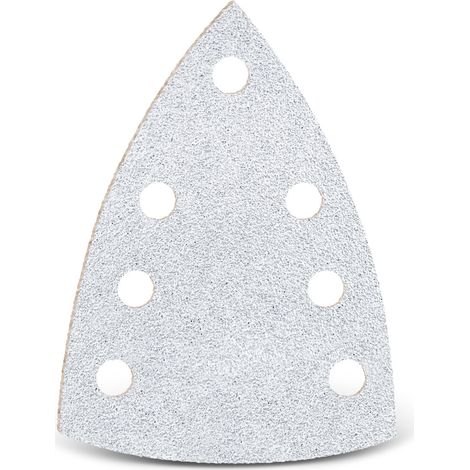 MENZER White Klett-Schleifblätter, 150 x 100 mm, 7-Loch, f. Deltaschleifer, Normalkorund (50 Stk.) K180