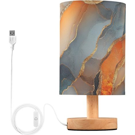 Lampe de lecture en toile jute pour chambre garçon, gris et (1/5)