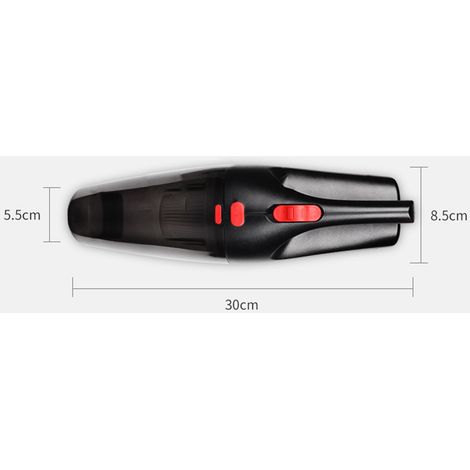 Aspirateur portatif 120 W avec lumière LED, utilisable sur surfaces sèches et humides, pour voiture, maison, liquides, particules, cheveux et sédiments. (1/5)