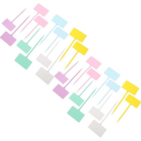24 étiquettes pour plantes et fleurs de couleurs assorties (1/5)