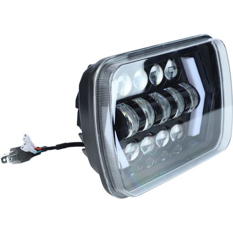 7-Zoll-LED-Scheinwerfer, hohe Helligkeit, wasserdicht, langlebig, Auto-LED-Scheinwerfer-Ersatz für Jeep Wrangler (1/5)