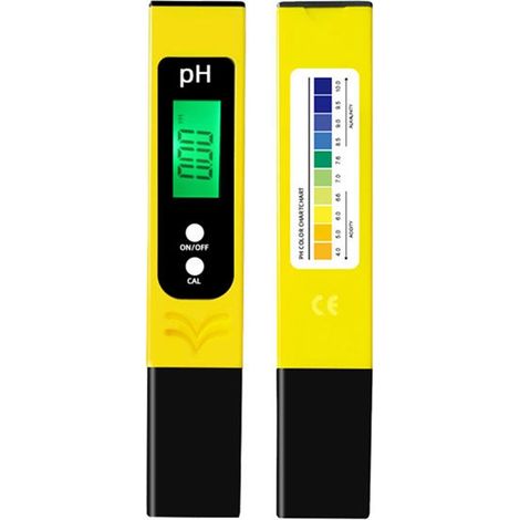 pH-mètre numérique à étalonnage automatique, conçu pour la vérification régulière de l'acidité des échantillons liquides à usage domestique.-AquaForge (1/5)