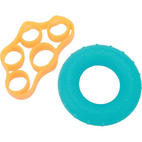 Anneau de renforcement de la force de préhension en silicone de 40 lb pour soulager le syndrome du canal carpien, extenseur de doigts de 11 lb (1/5)