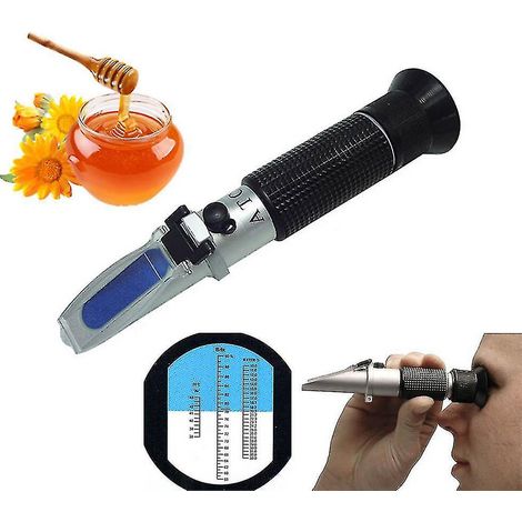 Refractometer Honey Beekeeper Water Sugar Content Brix 58-92% Water 10-33% Handheld Tool-- (1/4)