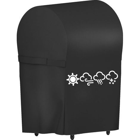 Housse Barbecue Exterieur,Housse Barbecue,Housse Plancha Exterieur,Bache Barbecue Exterieur,Couverture de Grill Anti-Vent/Anti-UV/Anti-l'eau/Anti-l'Humidité/Antipoussière (77X61X110 CM)
