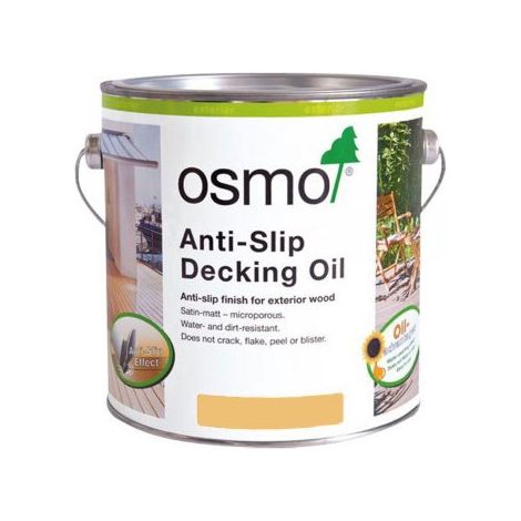 Osmo Anti Slip Decking Oil - Clear - 2.5 Litre