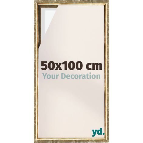 Your Decoration - Cadre flottant - Or Antique - Cadre en caisse américaine pour toile sur chassis - MDF - Lyon (1/5)