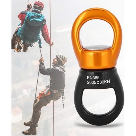 Climbing Rotor – Fixed rotating connector, made of aluminum-magnesium alloy, robust and lightweight, suitable for outdoor safety. (1/4)