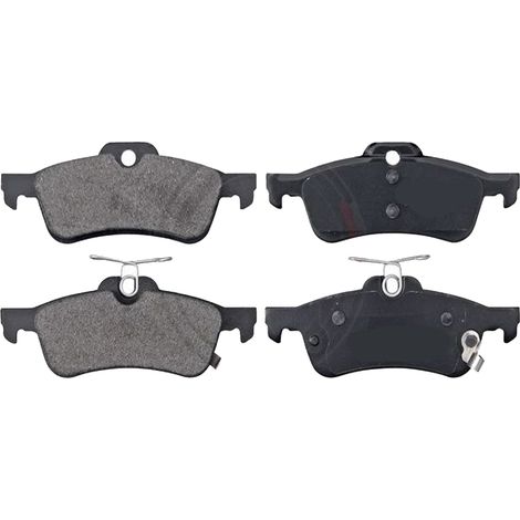 KIT PASTIGLIE FRENO POSTERIORI compatibile con TOYOTA YARIS P13) / PASTIGLIE FRENANTI AUTO OEM P 83 087, / SOSTITUZIONE DIRETTA / BASSA POLVERE / SILENZIOSO (1/4)