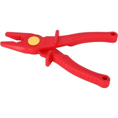 Pince Universelle Électricienne Isolée en Plastique avec Poignée Antidérapante, Pince Coupante Isolée 1000V pour Interruption de Circuit (1/5)