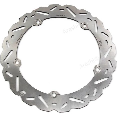 Discos de freno de acero inoxidable, compatibles con INTEGRA 750, disco delantero plateado. (1/2)
