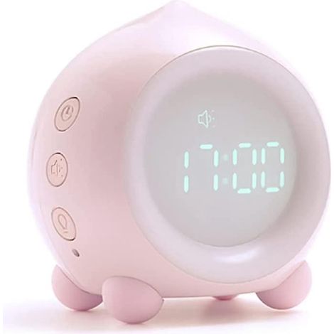 Kinderwecker, Nachtlicht, Digitaluhr, Nickerchen-Timer, Schlummerfunktion