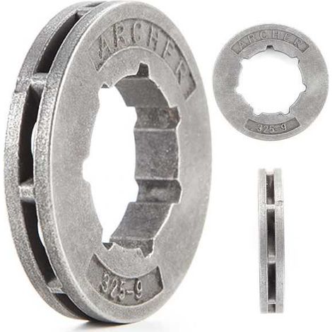Bague standard pour pignon tronçonneuse .325" 9 dents. (1/4)