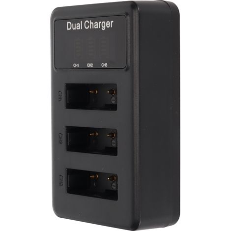 Chargeur triple pour Sony ZV1, RX100M7, RX1R avec indicateur de batterie NP-BX1 - Compatible WX350, X500, X400HX90. (1/5)