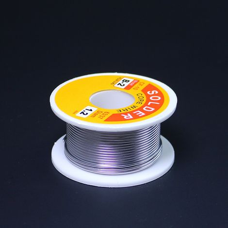 Fil à souder à âme de colophane neutre, fil d'étain sans logo B-2, approvisionnement transfrontalier 50 g, spécifications multiples avec fil (50 g sans logo 1,2 mm) (1/5)