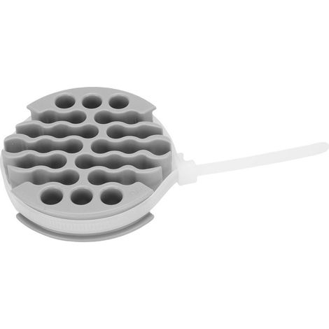 Guide de Câbles PC 39g avec 30 Cavités pour CAT 6, Anti-Désordre et Organisation de Câbles de Réseau Gris (1/4)