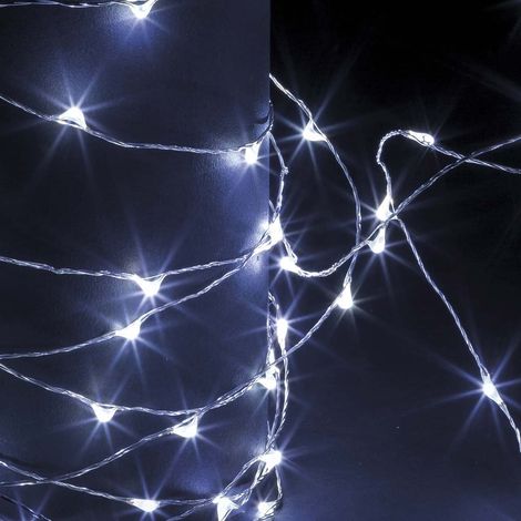 Cordón luminoso de cobre 200 LED 20 m exterior multicolor - Feeric lights & christmas (1/2)