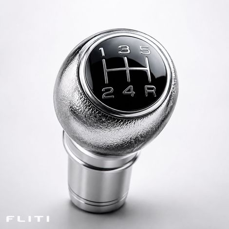 Pommeau De Levier De Vitesse, 5 Vitesses Manuelle pour Citroen C1 C3 C4 / pour Peugeot 106 107 205 206 207 306 307 308 309 405 406 407 508 605 607 806 807 Chrome (1/5)