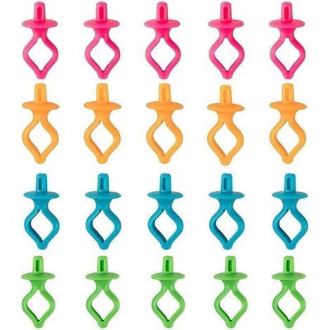 Porte-bobines, lot de 20, pour machine à coudre, couleur aléatoire