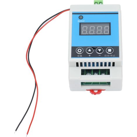 Module de relais cyclique temporisé haute puissance YYC-9 30A avec boîtier (interrupteur de circuit temporisé, 7-27 V CC) (1/5)