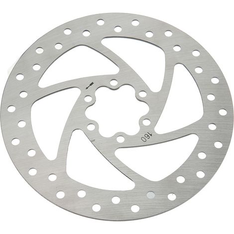 160-mm-Bremsscheibe aus Edelstahl mit 6 Löchern für Elektroroller, inklusive 6 Schrauben (1/4)