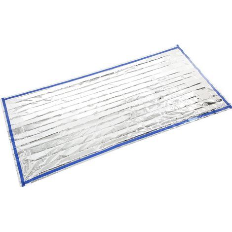 Couverture de survie argentée imperméable pour randonnée, camping et premiers secours - 210x90 cm (1/5)