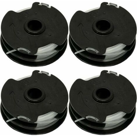 Lot De 4 Bobines De Rechange Pour Débroussailleuse Sans Fil Parkside Prta 20-Li C3 Ian351753 (1/4)
