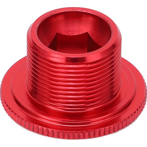 Vis CANSUCC M18 pour cache-manivelle de VTT, vis de fixation en acier inoxydable pour manivelle, rouge (1/5)