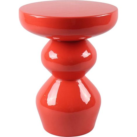 Table d'appoint en métal - Orange brillant - ORIFA