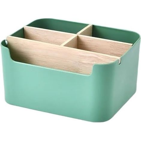 Eine multifunktionale Aufbewahrungsbox für verschiedene Gegenstände, Büro und Make-up, Green 5ge, Taglia Unica