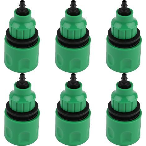 6 Pièces Raccords de Tuyau D'arrosage en Plastique 4/7 et 8/11 Connecteur Tuyau Arrosage Micro pour 4-9mm Raccord Rapide Sens Adaptateur Robinet Raccord pour Système D'irrigation Jardin (1/5)