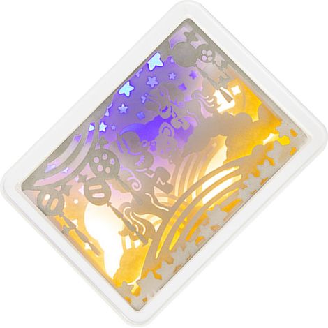 Lampe 3D en papier découpé, lumière chaude douce, USB ou pile, romantique, pour chambre, bureau, fête, Type 2 (interrupteur manuel) (1/5)