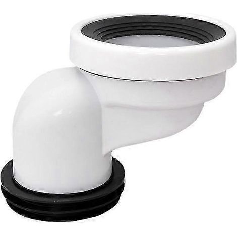 Raccord coudé pour cuvette de WC de 100 mm, raccord pour tuyau d'évacuation en PVC, accessoires de WC (1/5)