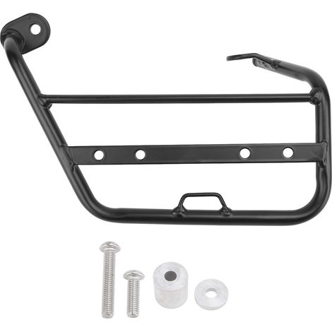 Seitlicher Gepäckträger aus Eisen für Motorräder, robust, elektrostatisch pulverbeschichtet, für Z650RS 2022-2024, links (1/5)