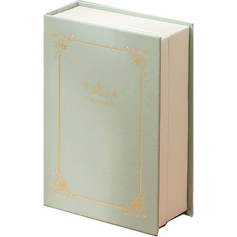 Boîte à bijoux grande capacité avec fermeture magnétique, rangement double face en similicuir pour colliers et boucles d'oreilles, décoration intérieure verte (1/5)