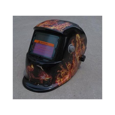 ZOLGINAH Casque de Soudure Automatique - Masque de Soudure avec 2 Lentilles et 2 Capteurs de filtre à ombre réglables DIN9-13 pour le soudage à l'arc de MIG TIG MAG [Classe énergétique A+++] (1/5)