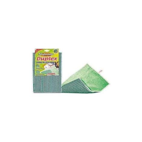 DUPLEX PANNO BI-USO IN MICROFIBRA 17X24CM STUPENDA
