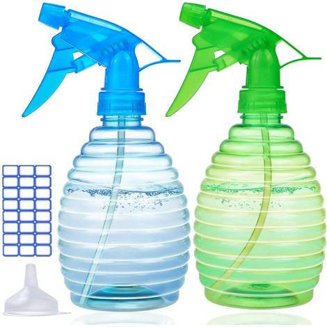 1 Bouteille pulvérisateur 500ml,buse réglable,plastique léger,pour jardin,cheveux,ménage (1/5)