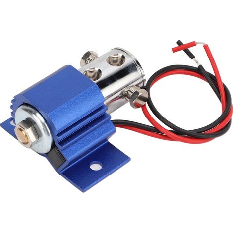 Universelles Verriegelungsset für vordere Bremsleitungen, elektrische Fahrhöhenverstellung, elektromagnetische Neigungsstützen, 12–24 V DC, blau (1/5)