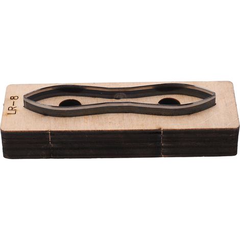 Matrice de découpe pour cuir et métal, poinçonnage et découpe, en acier allié, accessoires d'artisanat LR 8 (1/5)