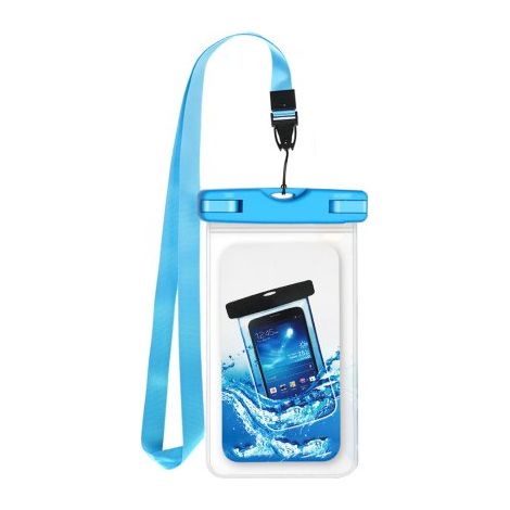 Custodia Impermeabile Smartphone Cover Cellulare Subacquea Universale Fino a 7'' Colore Assortito Economico (1/4)