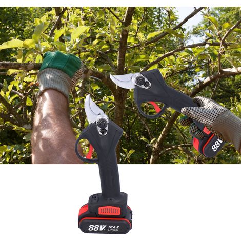 Sécateur électrique, cisaille à arbres fruitiers, cisaille électrique pratique pour branches d'arbres, norme européenne AC100-240V. (1/5)