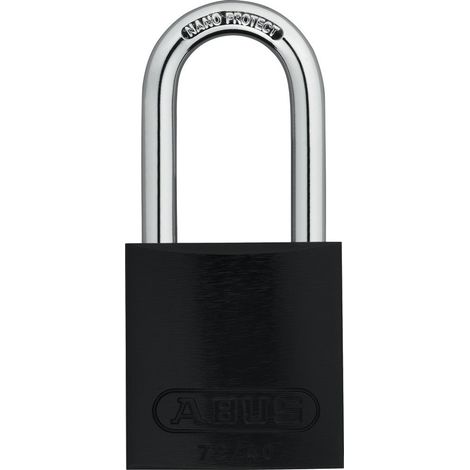 ABUS Vorhangschloss Aluminium 72/40HB40 schwarz vs. (1/5)