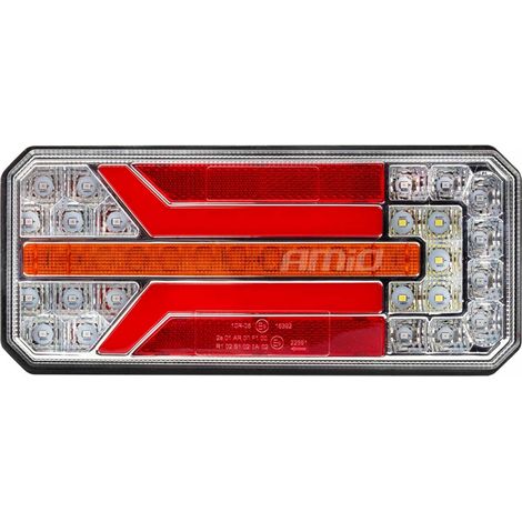 Faro posteriore combinato a LED RCL-01-L dinamico sinistro amio-02472 (1/5)