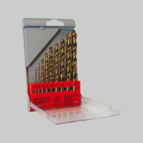 Serie punte 'hss cobalto 5%' in astuccio 25 pezzi - 1÷13 mm x 0,50 ECEF