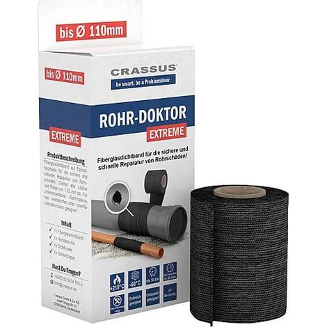 Crassus Pipe Doctor Extrem CPW 100 CRA70106 Kit de réparation pour tuyaux jusqu&39à A 110 mm (1/3)