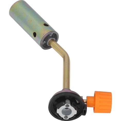 Pistolet à souder à gaz en laiton, chalumeau à souder, tube en fer, allumage réglable pour barbecue d'extérieur (1/5)
