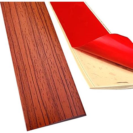 Profilé de transition autocollant en vinyle,200x5 cm,Rail de transition de sol stratifié,Profilé de compensation pour sols stratifiés et parquets, fentes et bords, seuil de porte (D) (1/5)