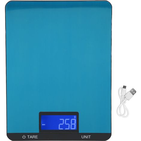 Balance de cuisine rechargeable, haute précision, étanche, portable, électronique, pour peser les aliments-AquaForge (1/5)