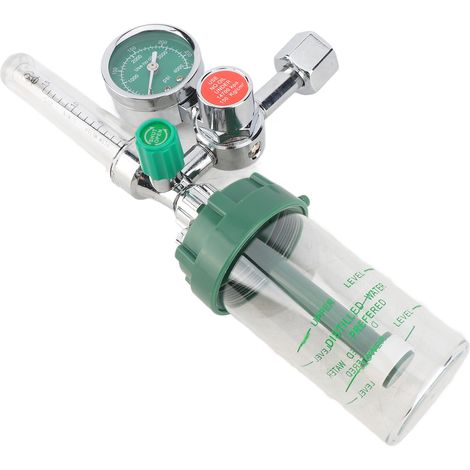 Régulateur de flux d'air professionnel 0-100mpa détendeur de pression gaz oxygène manomètre (1/5)